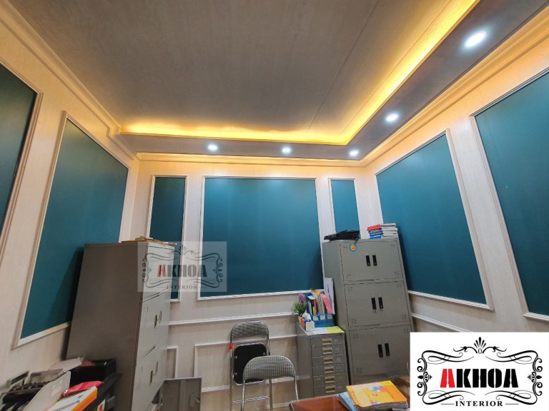 Tấm ốp PVC nano vân đá xám AK-N05 8mm