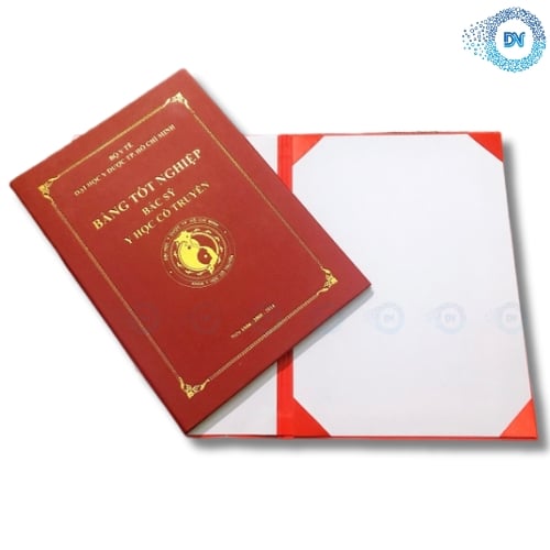 Bìa Chứng Nhận Bằng Da CN02