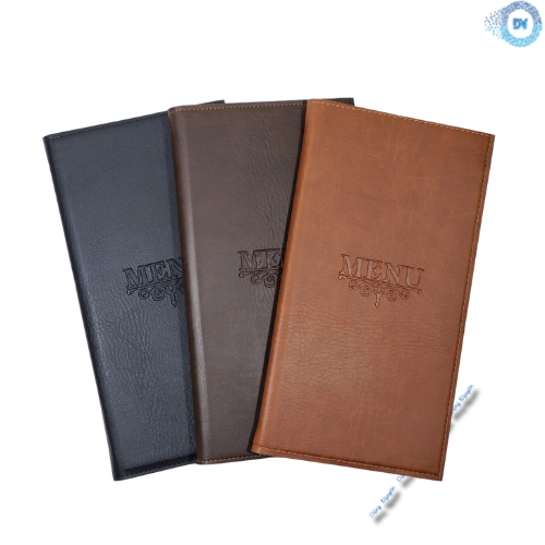 Menu bìa da 17×31 – Có Sẵn