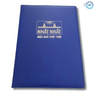 Bìa Trình Ký Da In Logo Nhất Nhất TK11