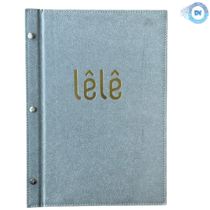 Mẫu Menu Bìa Da Lê Lê
