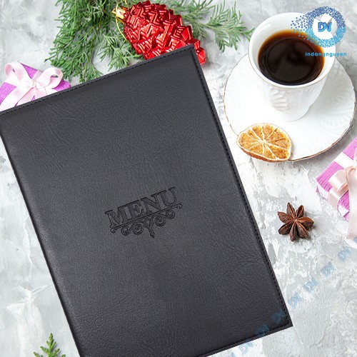 Mẫu Menu Bìa Da A4 – Có Sẵn