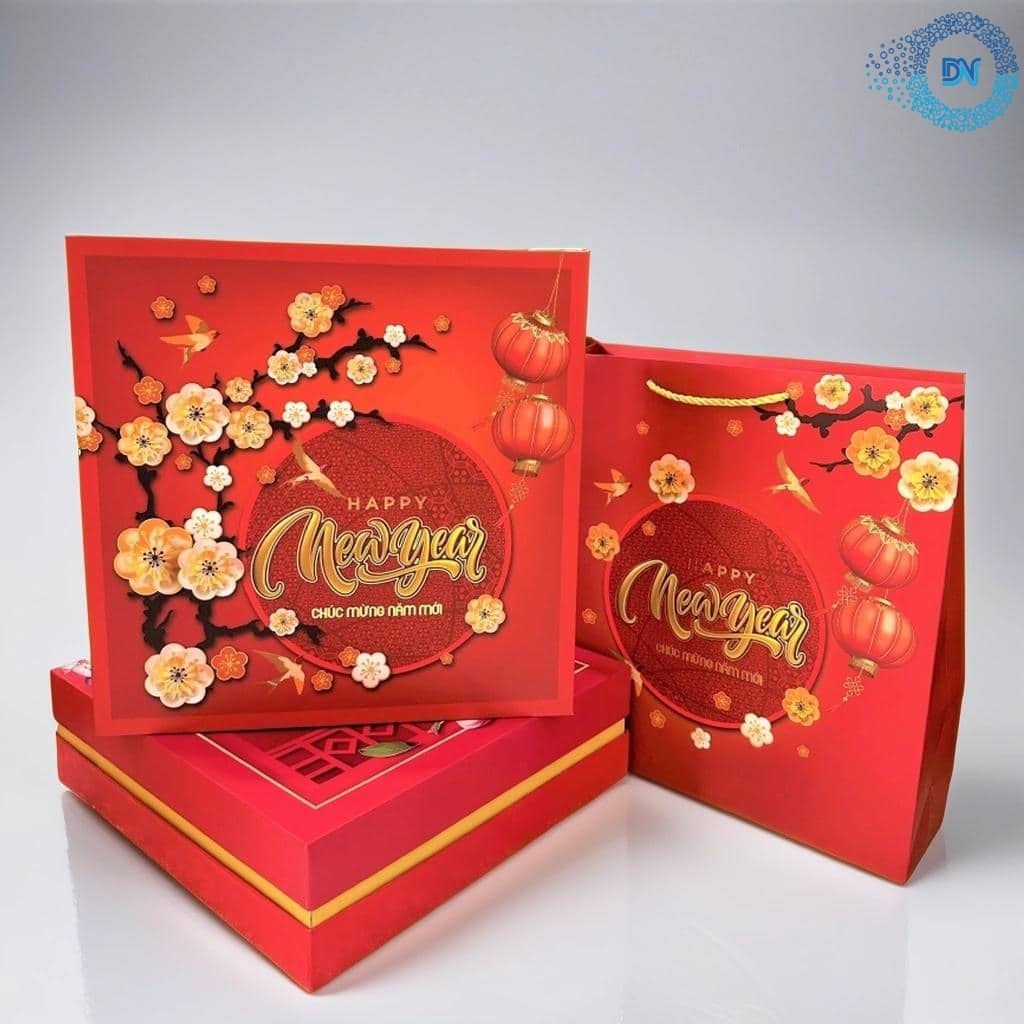 Hộp đựng quà tết – Mẫu 5