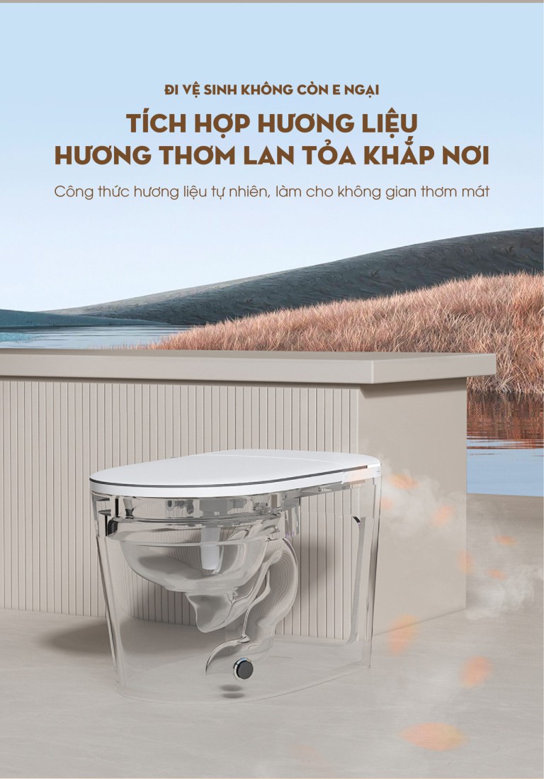 Bồn cầu một khối AK-202 nắp êm