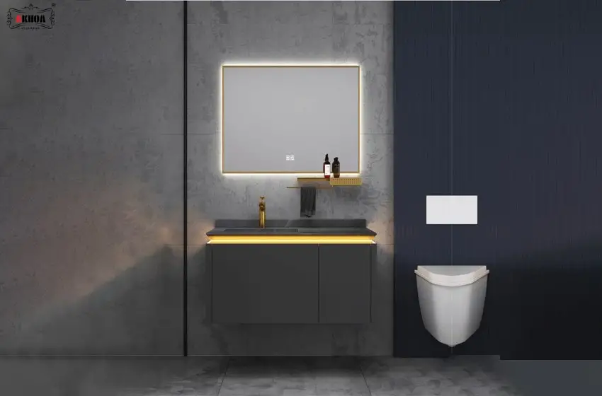 Tủ Chậu Lavabo Inox Sang Trọng Nâng Tầm Thiết Kế Phòng Tắm – ảnh 2
