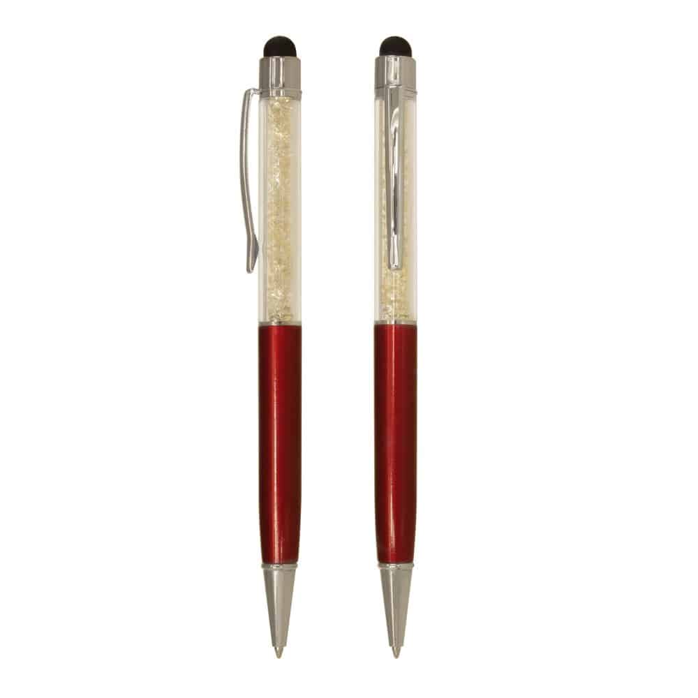 Bút bi kim loại DN Crystal Pen-Đỏ