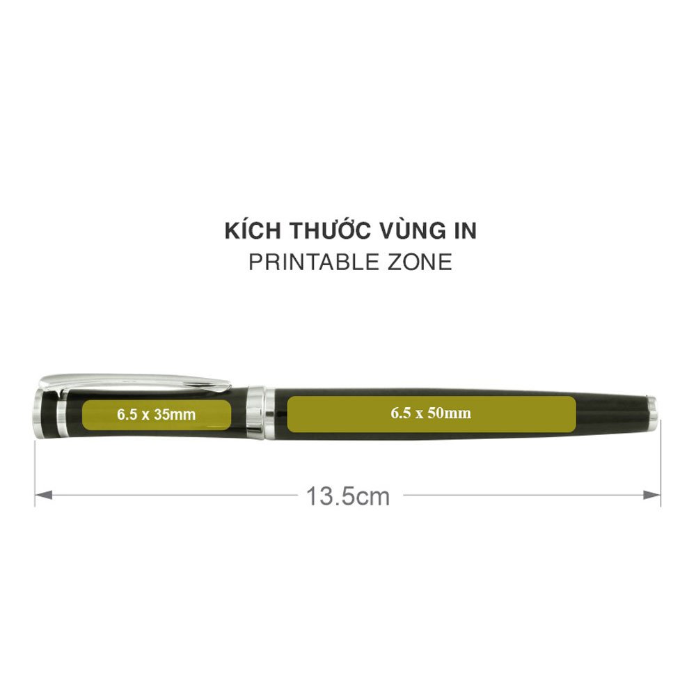 Bút bi kim loại DN-3035BK Đen