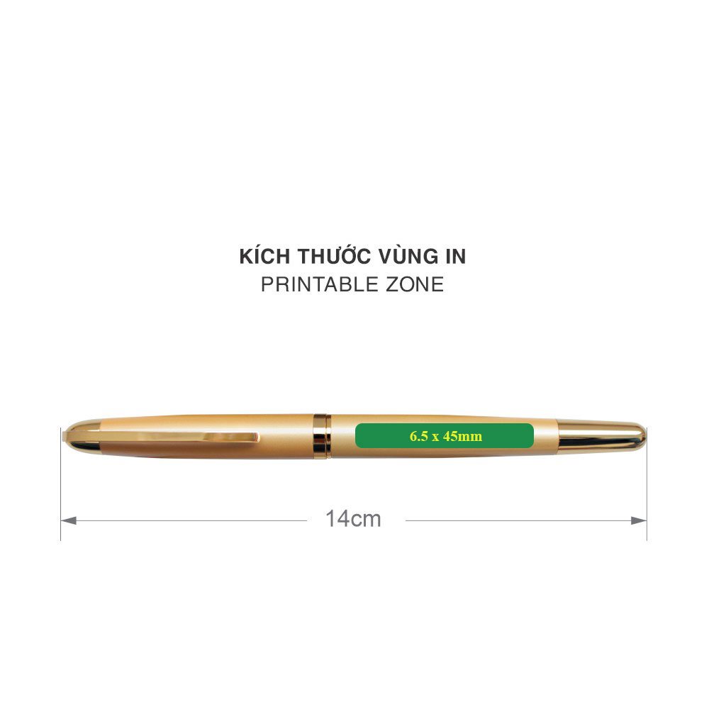 Bút bi kim loại DN-606 Vàng