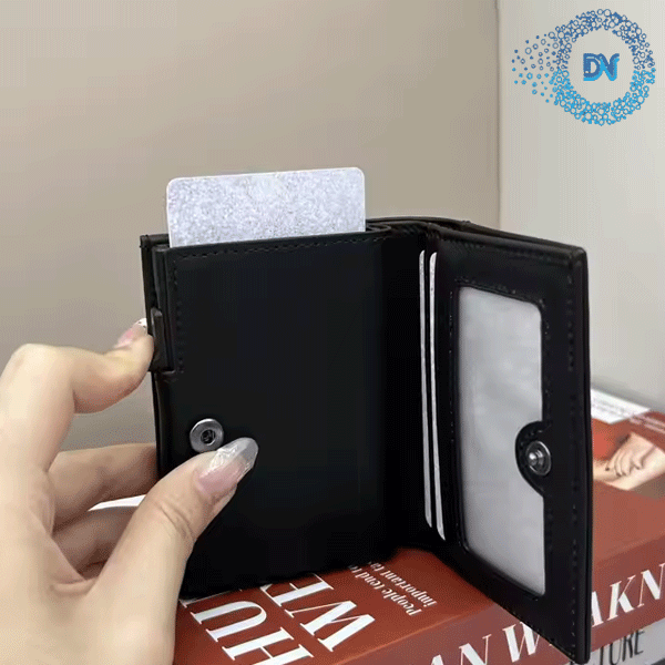 Ví mỏng cầm tay đựng thẻ ngân hàng, danh thiếp