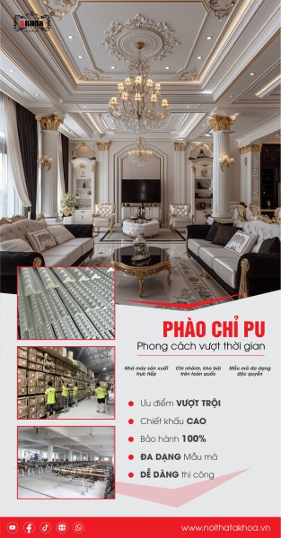 Phào chỉ PU